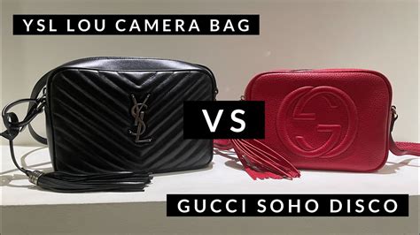 soho disco bag ysl|YSL Lou Camera Bag vs GUCCI Soho Disco .